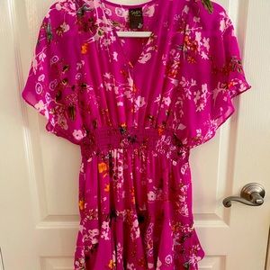 Pink Floral Taylor Spring Dress